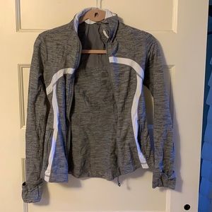 Lulu lemon heather grey light jacket